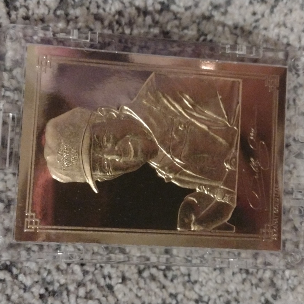 Bobby Allison 23karet gold racing card